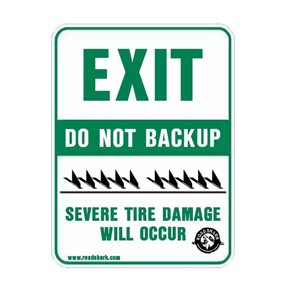 Exit Only Sign